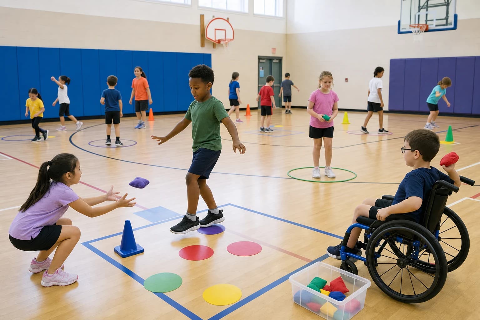 20 Indoor PE Games for Elementary Students in a Small Gym or Classroom