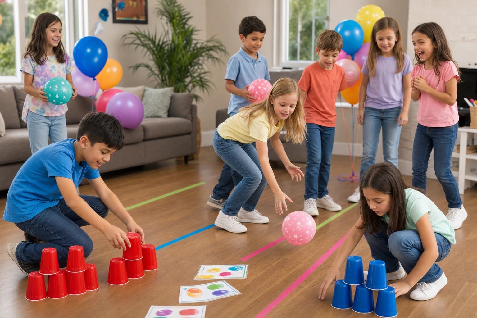 25 Indoor Birthday Party Games for Kids Ages 6–10 With Simple Rules