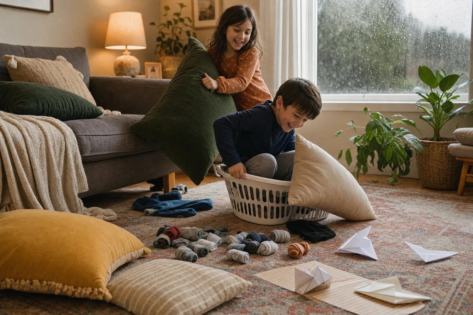 Best Indoor Games for Kids on Rainy Days That Do Not Need Screens or Batteries