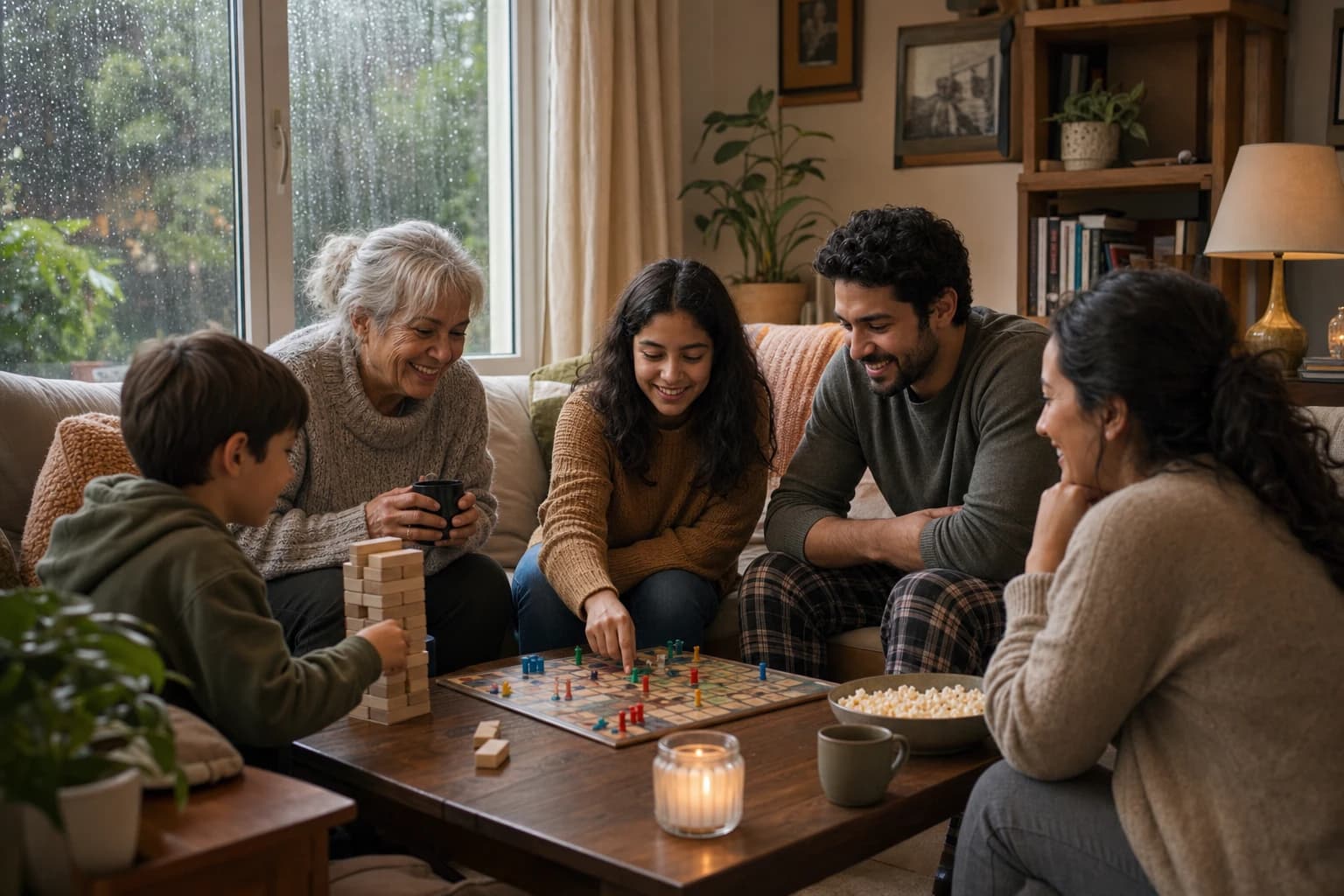 Rainy-Day Family Games for a Small Living Room With No Running and Low Mess