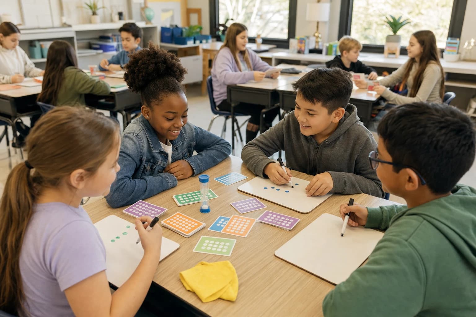Educational Indoor Classroom Games for Grades 3–5 That Practice Math, Spelling, and Memory Without Worksheets