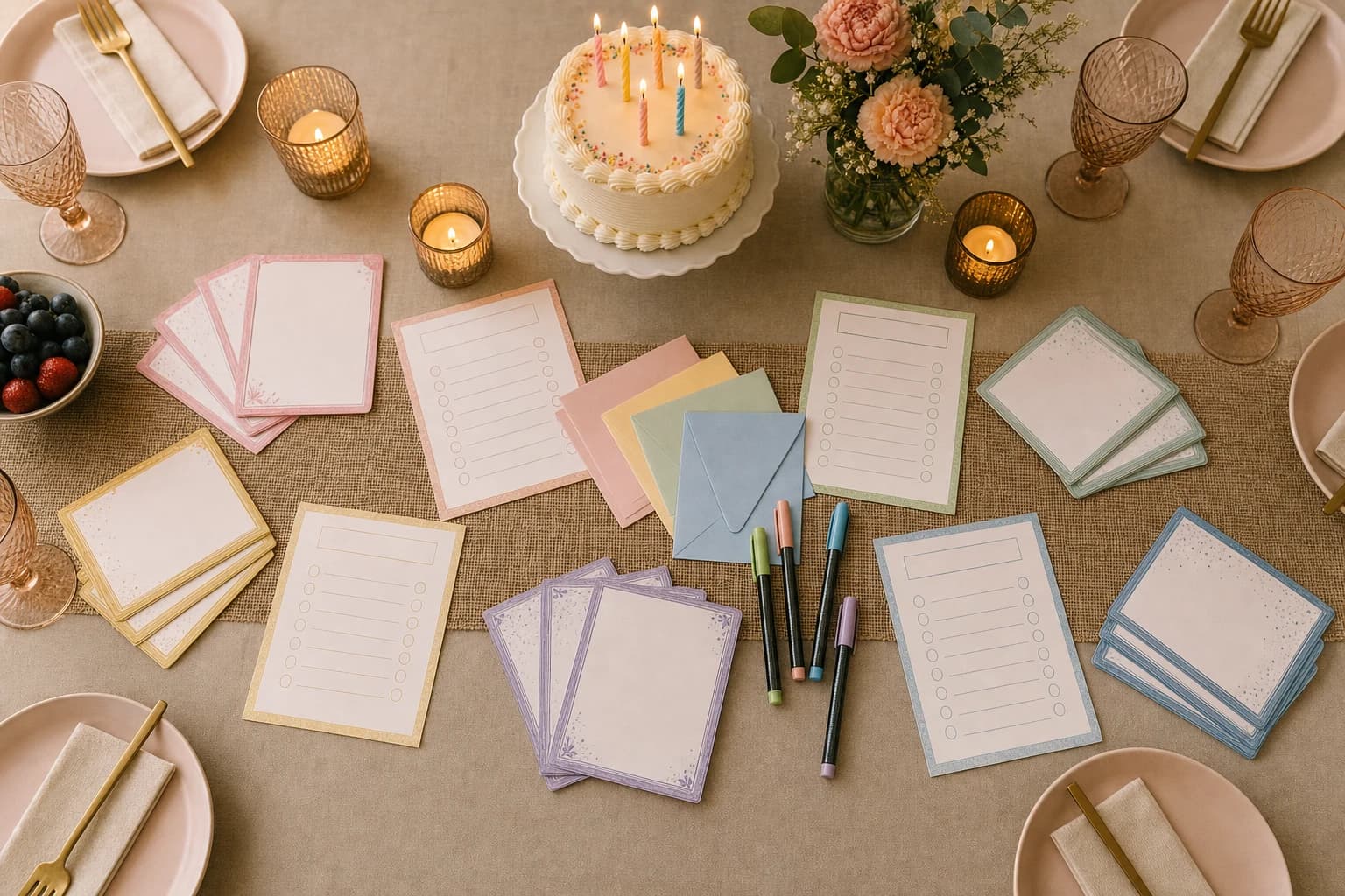 How to Create a Printable Party Game Kit for a Birthday Dinner at Home