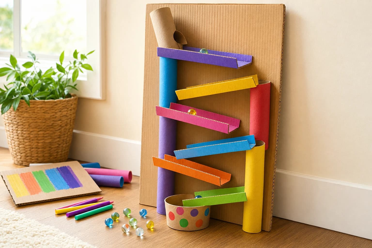 How to Make a DIY Cardboard Marble Run Indoors: Materials, Build Steps, and Game Challenges