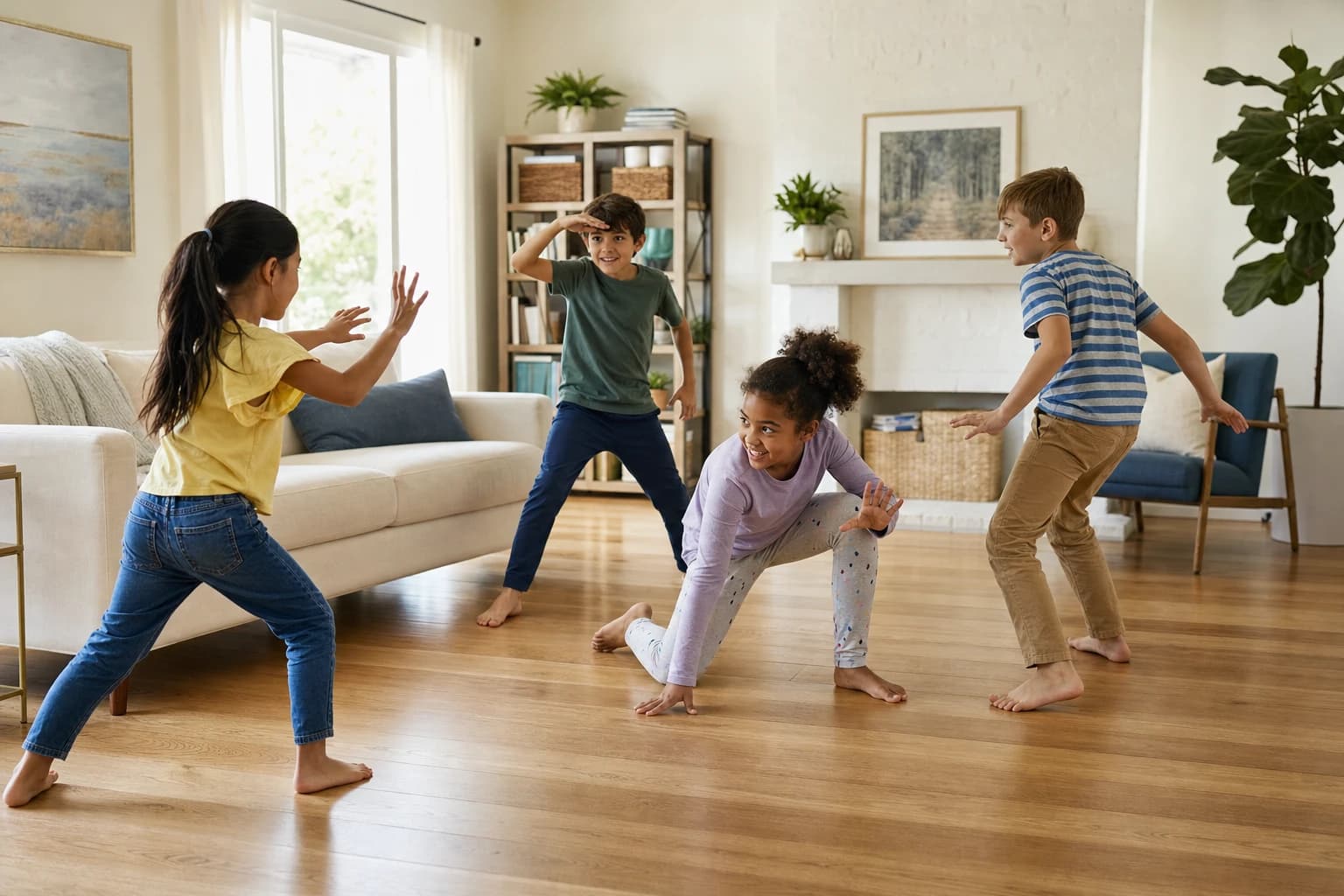 Indoor Games for 8-Year-Olds With No Equipment: Small-Space Rules, Variations, and Timing